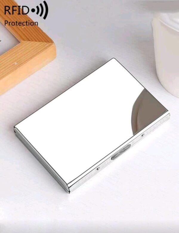 MIYAN SILVER CARD HOLDER