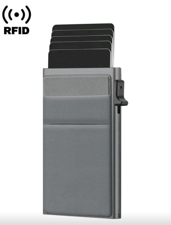 ALLOY GREY CARD HOLDER