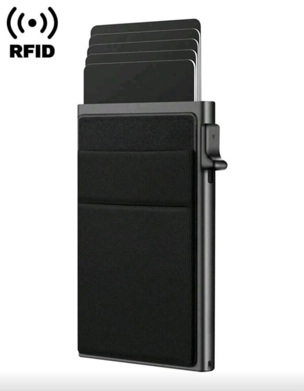 ALLOY BLACK CARD HOLDER