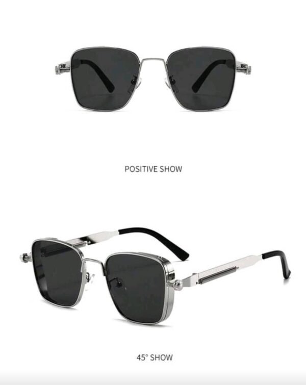 Men Square Frame Fashionable Glasses For Outdoor Travel Casual Shades Accessories For Summer Beach Vacation,Outdoor,Travel Back To School Fashionable Preppy School Look (Copy)